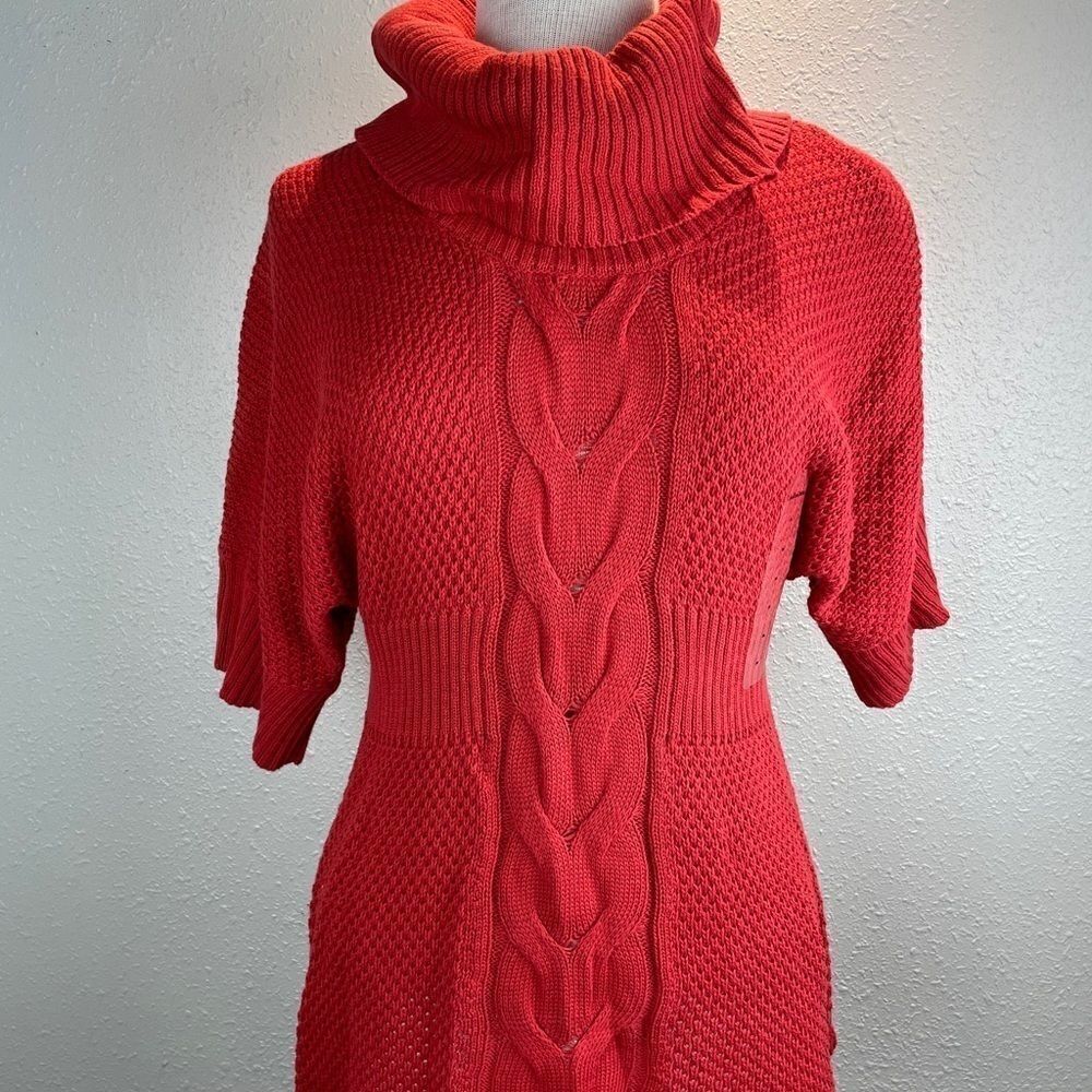 NWT Calvin Klein Jeans Persimmon Cowl Neck Sweater